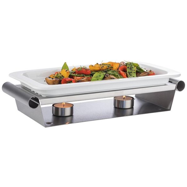 APS Chauffe-plat, 2 bougies, (L)340 x (P)130 x (H)60 mm