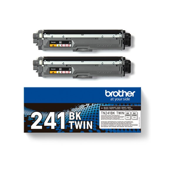 BROTHER Toner HY Twin Pack schwarz TN-241BKTWIN HL-3140/3170 2x2500 pages