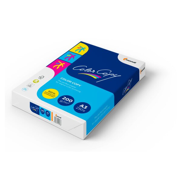 MONDI Color Copy Paper A3 88008639 200g, weiss 250 Blatt