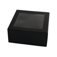 ELCO Geschenkbox m. grossem Fenster 82115.11 schwarz,...