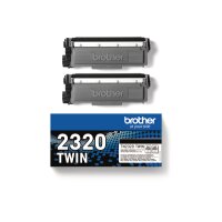 BROTHER Toner Twin Pack schwarz TN-2320TWIN...