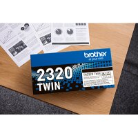 BROTHER Toner Twin Pack black TN-2320TWIN HL-L2340/L2360 2x2600 pages