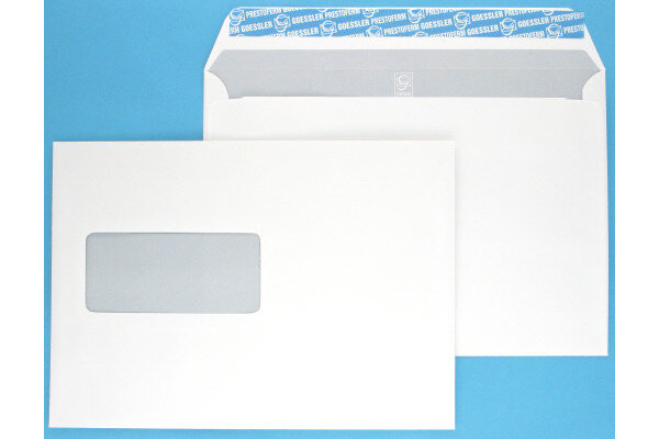 GOESSLER Enveloppe Cavanna a/fenêtre C5 1354 100g, blanc 500 pcs.