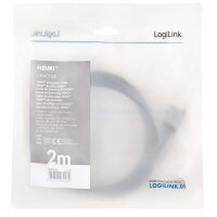 LogiLink Câble HDMI 2.1, fiche mâle A -...