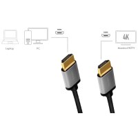 LogiLink HDMI Kabel 2.0, A-Stecker - A-Stecker, 5,0 m