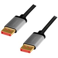 LogiLink Câble DisplayPort 1.4, fiche mâle -...