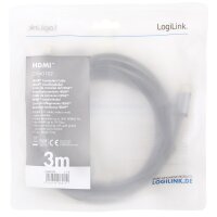 LogiLink HDMI Kabel 2.0, A-Stecker - A-Stecker, 1,0 m