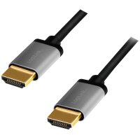 LogiLink Câble HDMI 2.0, fiche mâle A -...
