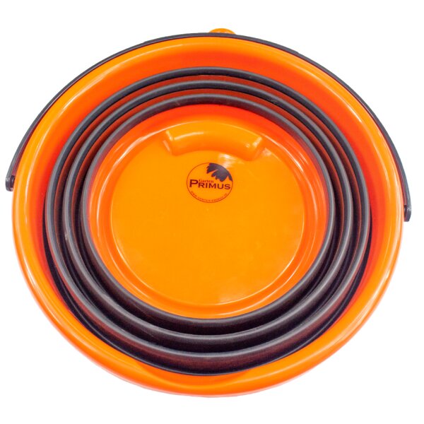 Garten PRIMUS Falteimer, schwarz orange