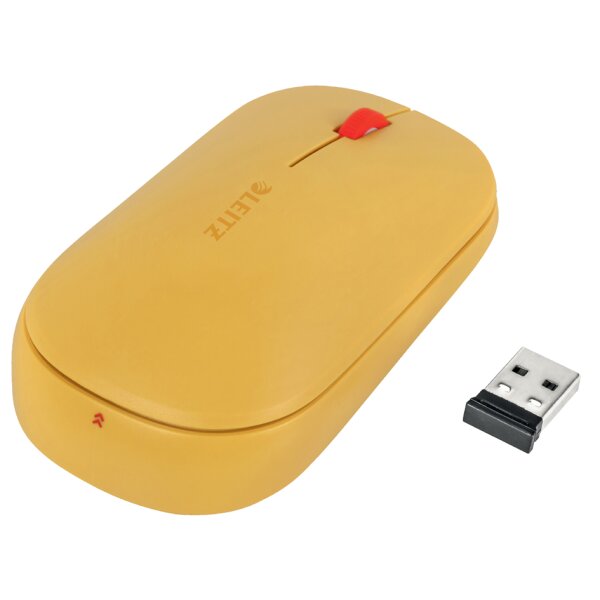 LEITZ Optische Bluetooth Maus Cosy, kabellos, gelb