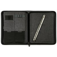 WEDO Serviette-classeur COLLEGE, A4, polyester, gris...