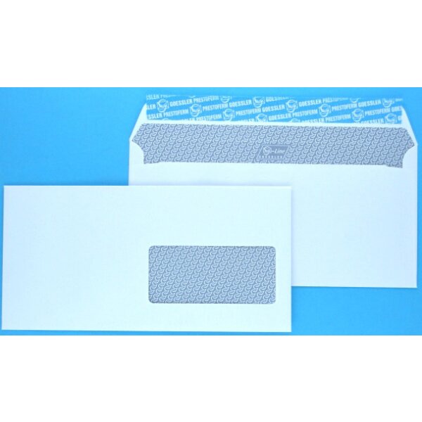 GOESSLER Enveloppe G-Line a/fen&ecirc;t. C5/6 2031 100g, blanc 500 pcs.