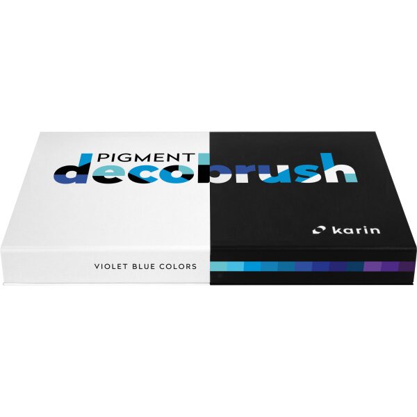KARIN Pigment Deco Brush 29C5 Violet-Blue Set 12 Farben