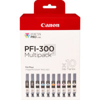 CANON Multipack Tinte 10 Farben PFI-300Mult iPF PRO-300...
