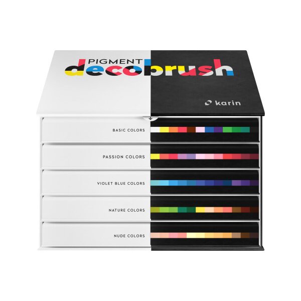 KARIN Pigment Deco Brush 29C9 Professional Set 60 couleurs