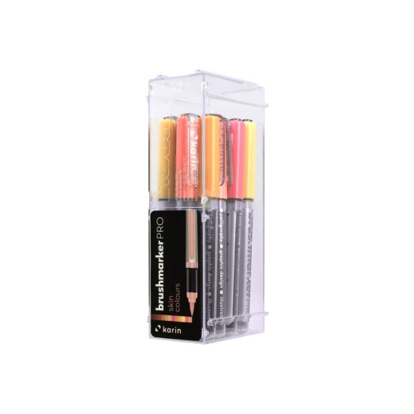 KARIN Brush Marker PRO 27C5 Skin colours 12 pcs.