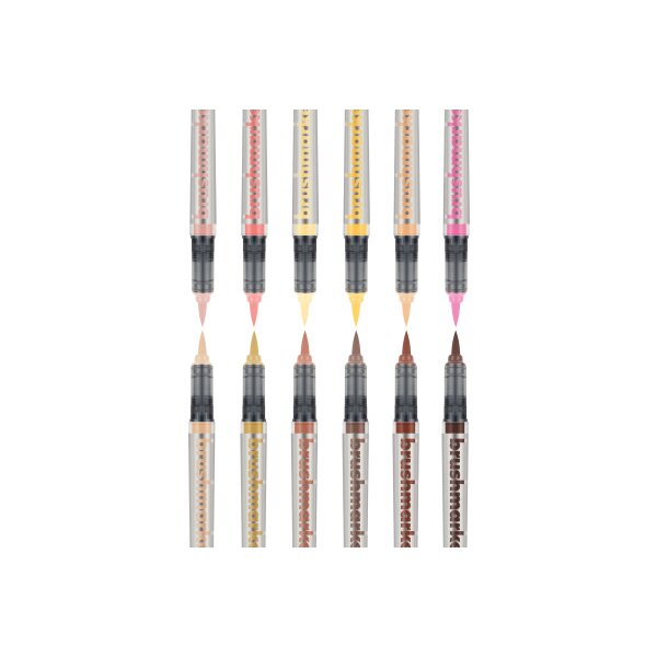 KARIN Brush Marker PRO 27C5 Skin colours 12 pcs.