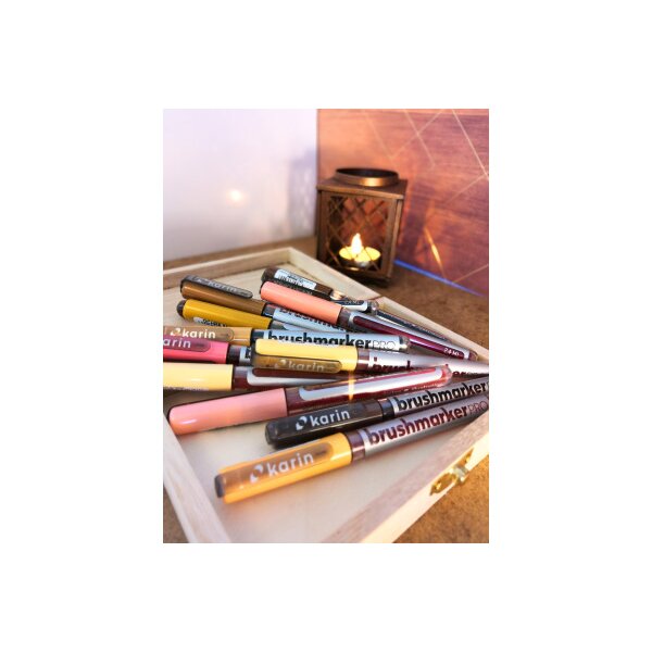 KARIN Brush Marker PRO 27C5 Skin colours 12 pcs.