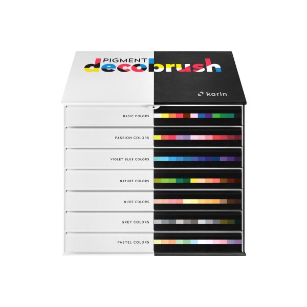 KARIN Pigment Deco Brush 29C10 Master Set 84 Farben