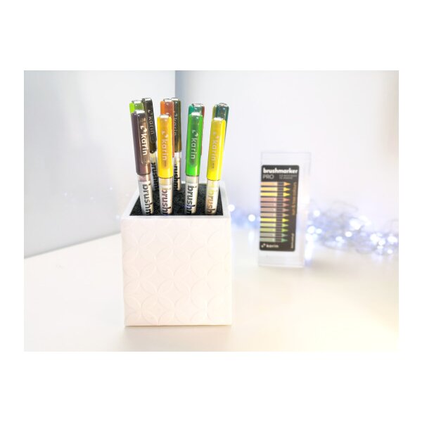 KARIN Brush Marker PRO 27C3 Sun and tree colours 12 pcs.