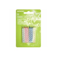 NEUTRAL Magische Spiralkerzen 10 Stk. INT8065-99 ass. 6.3cm