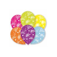 NEUTRAL Balloons Happy Birthday 6 pcs. INT995687 27.5cm