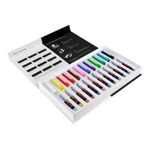KARIN Pigment Deco Brush 29C1 Basic Colors Set 12 couleurs