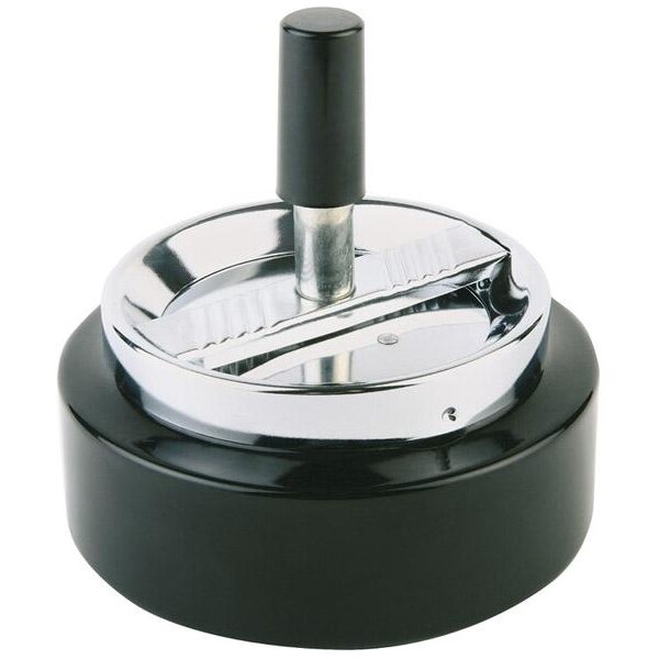 APS Drehaschenbecher PUSH, silber
