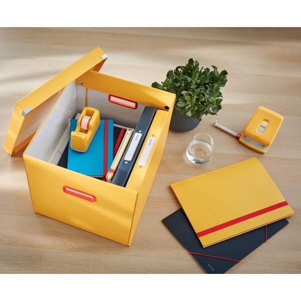 LEITZ Ablagebox Click & Store Cosy Cube, blau