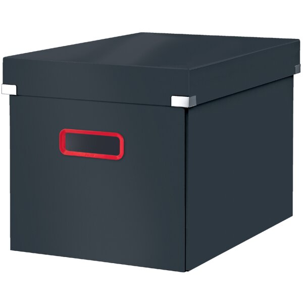 LEITZ Ablagebox Click & Store Cosy Cube, grau