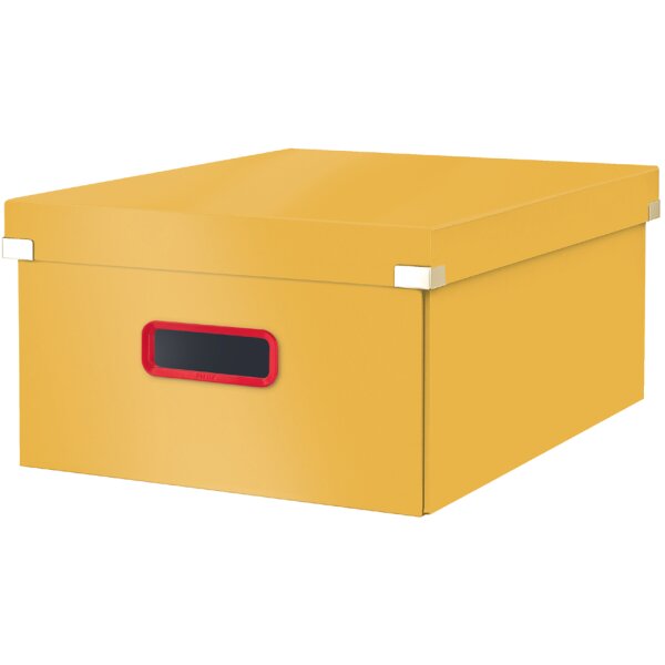 LEITZ Boîte de rangement Click & Store Cosy M, gris