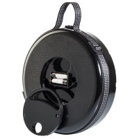 WEDO Teleskop-Hocker SITTOGLOW, aus Kunststoff, schwarz