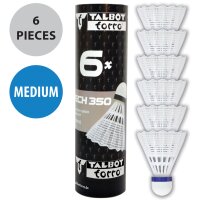 TALBOT torro Badmintonball Tech 350, medium, gelb blau