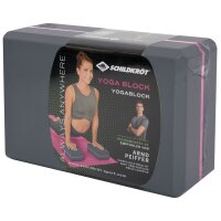 SCHILDKRÖT Yoga Block, 200 g, grau pink