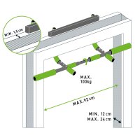 SCHILDKRÖT Barre de traction multifonctionnelle 4 en 1, noir