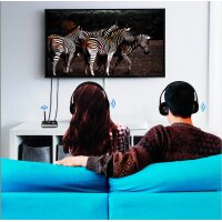 LogiLink Emetteur & récepteur audio Bluetooth 5.0, noir