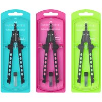 FABER-CASTELL Schnellverstellzirkel FACTORY NEON