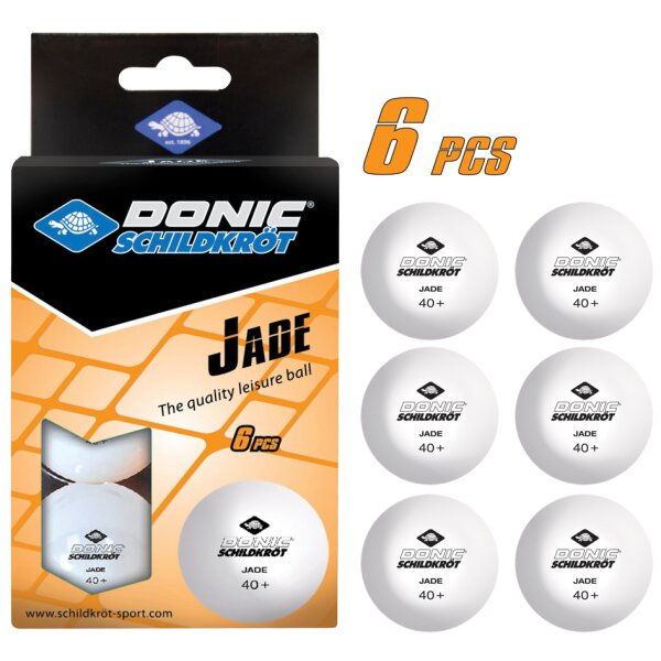 DONIC SCHILDKR&Ouml;T Tischtennisball "Jade", 12er Box, sortiert
