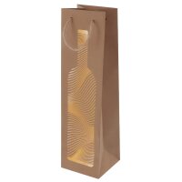 SUSY CARD Flaschentüte "Golden bottle",...