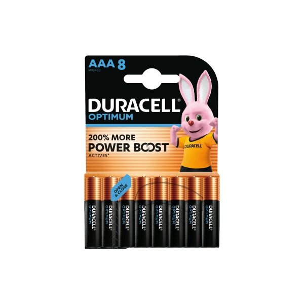 DURACELL Pile Optimum 4-137714 AAA, LR03, 1.5V 8 pcs.