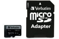 VERBATIM Micro SDXC Pro U3 128GB 47044 Read 90MB/sec....