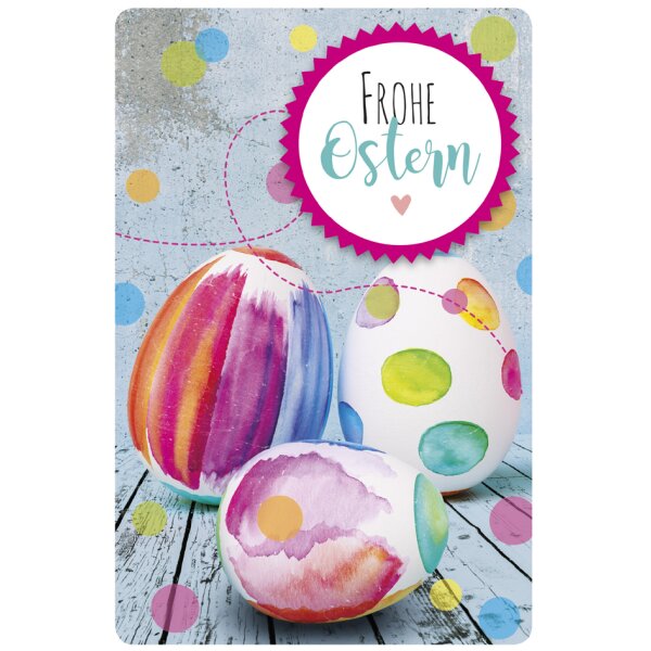SUSY CARD Oster-Grusskarte "Hase mit Ei"