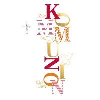 SUSY CARD Kommunionskarte "Schriftzug"