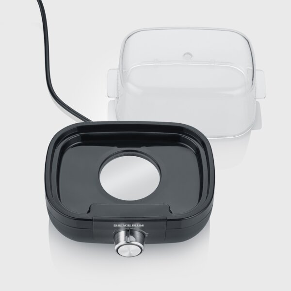 SEVERIN Cuiseur à oeufs EK 3164, pour 6 oeufs, blanc/gris