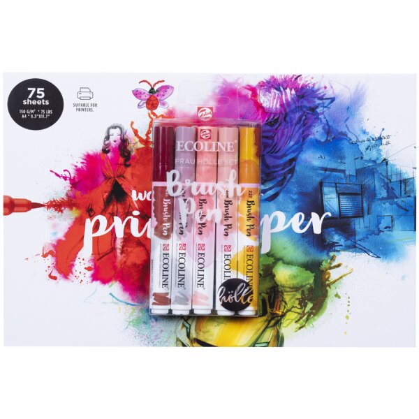 ROYAL TALENS Set de feutres pinceaux Ecoline Frau Hölle