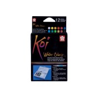 SAKURA Aquarellfarbe Koi Pocket Field XNCW12H Sketchbox...