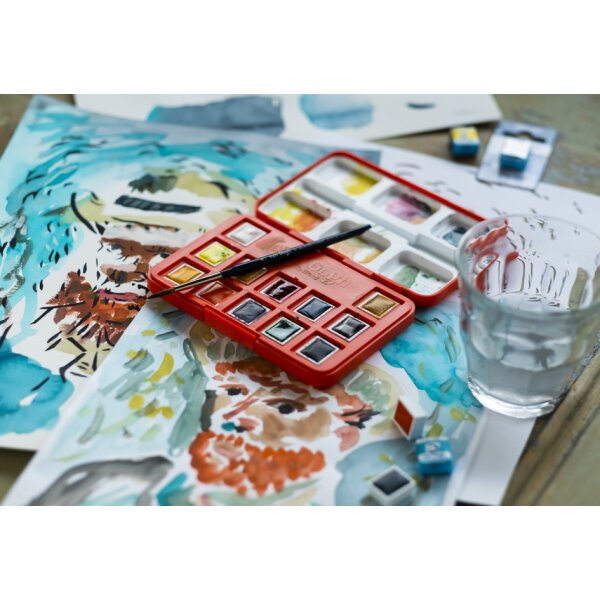 ROYAL TALENS Pocket box aquarelle Van Gogh x Autoportrait