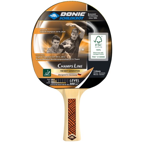 DONIC SCHILDKR&Ouml;T Raquette de tennis de table Champs Line