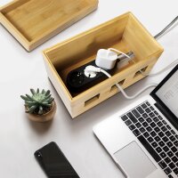 LogiLink Kabelbox, aus Bambus