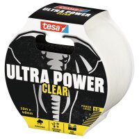 tesa Reparaturband ULTRA POWER CLEAR, 48 mm x 20,0 m